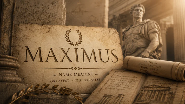maximus name meaning