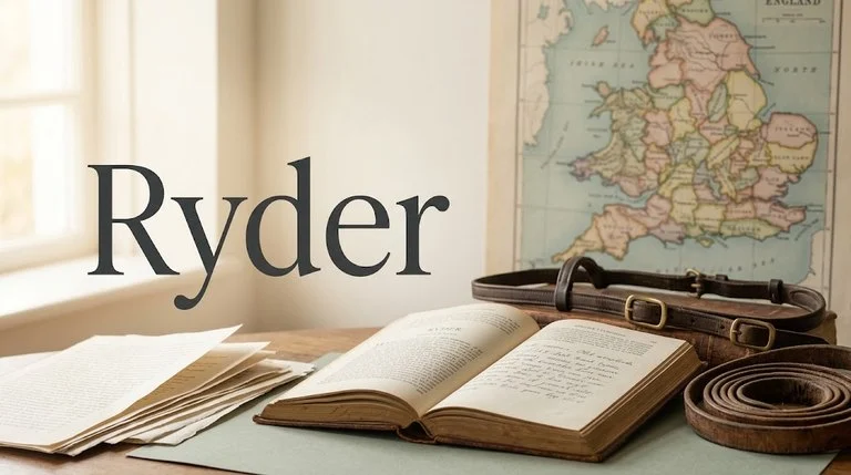 ryder name meaning