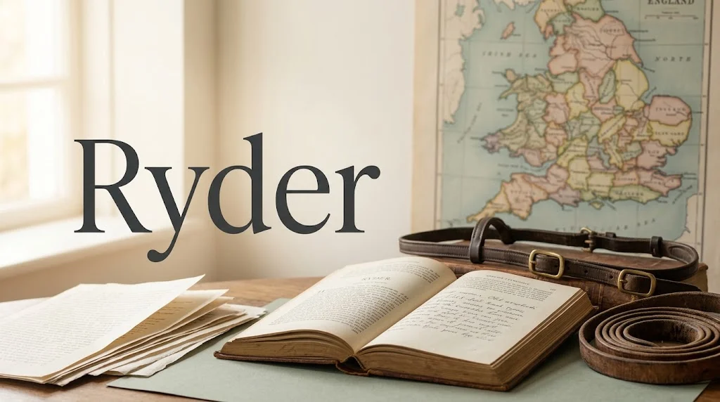 ryder name meaning