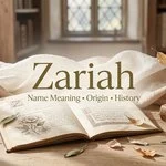 zariah name meaning